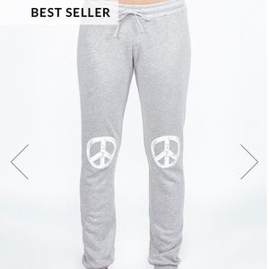 Lauren Moshi Tiki Vintage Peace Grey Sweats
